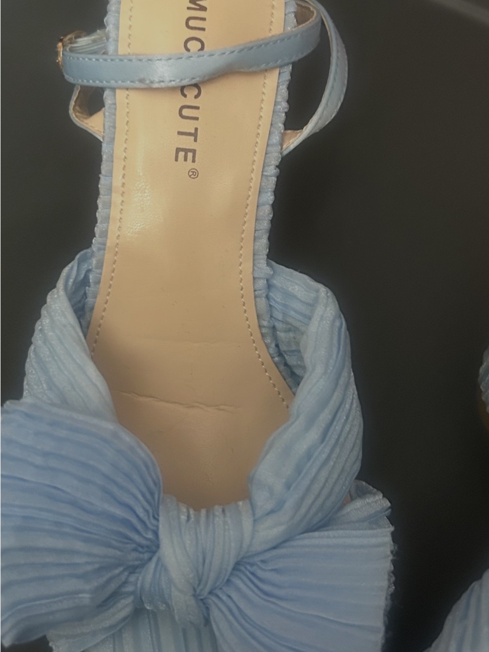 Light Blue Women’s Strappy Heel Sandal
